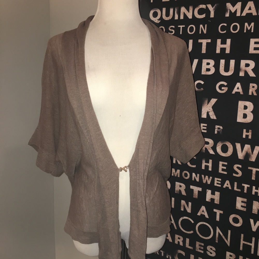 Taupe top